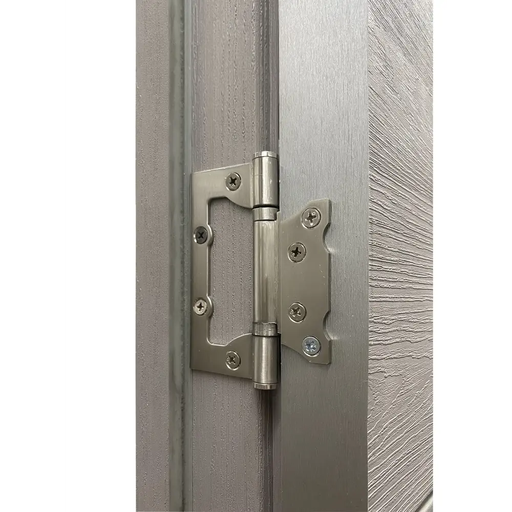 Дверь межкомнатная глухая с замком и петлями в комплекте Бостон 80x200 см ПВХ цвет серый 89340267 STLM-2027645 ПРИНЦИП  - Вид №5