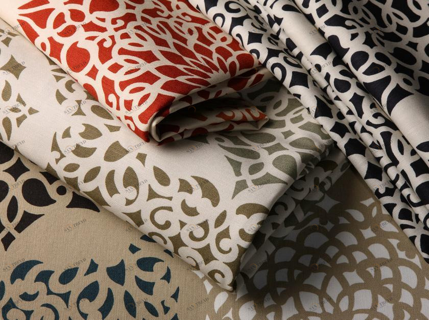 Equipo DRT Ткань с принтом с графическими мотивами Stampati sun-id-1370993