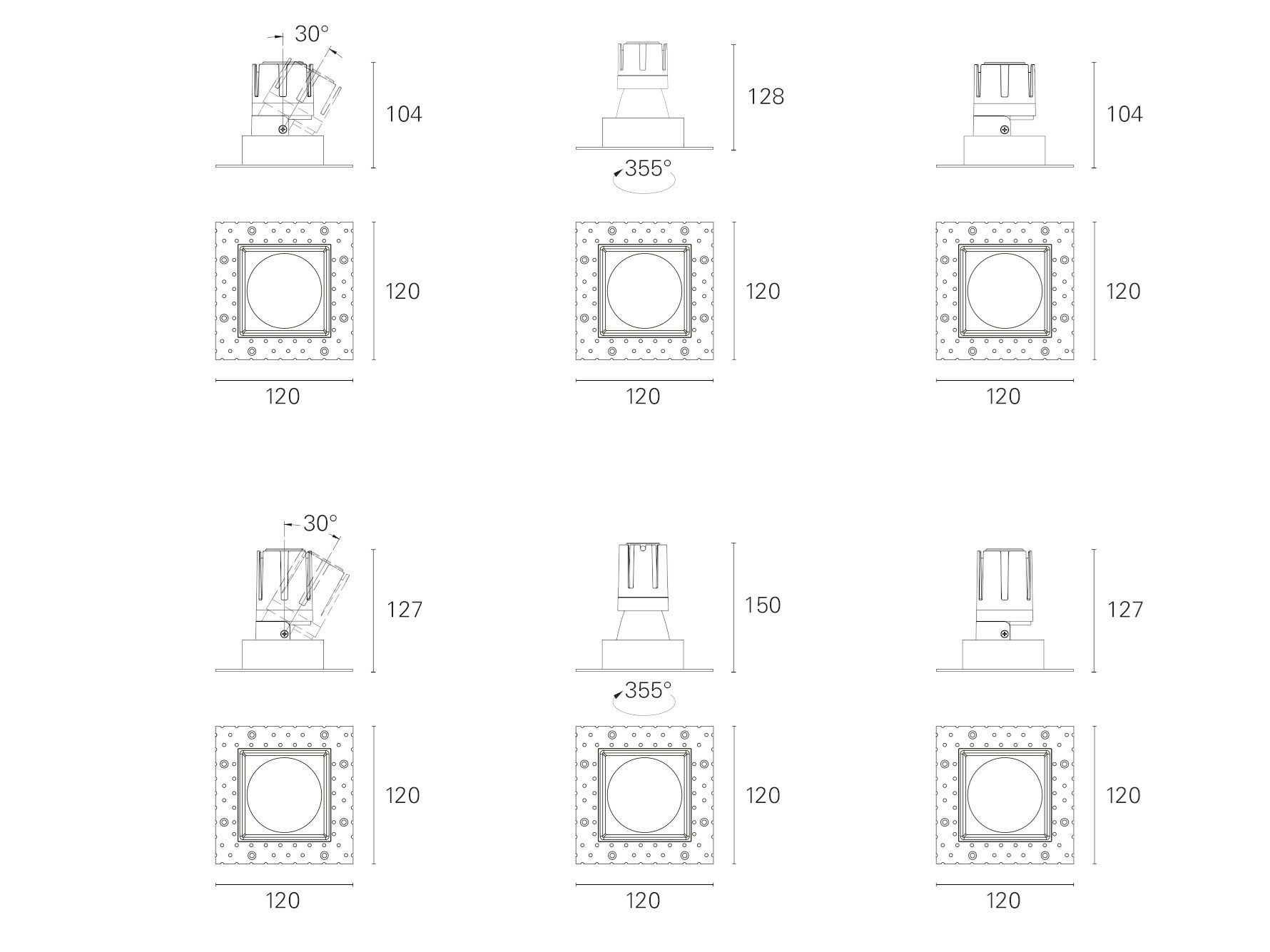 Квадратный светодиодный светильник PAN Nemo ARCH-00057053 - Вид №5