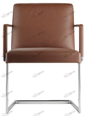 Poltrona Frau Консольное кожаное кресло с подлокотниками L'ufficio - poltrone conferenza sun-id-1363149