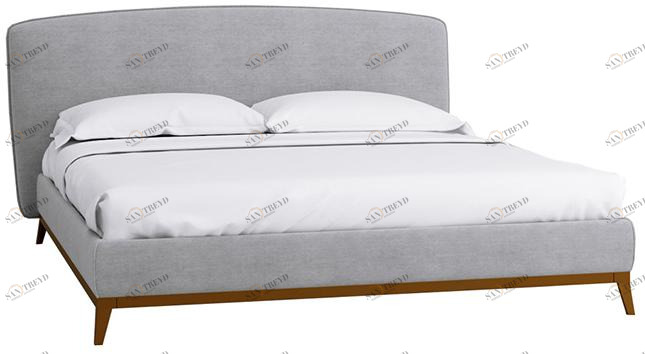 30694 Кровать с ортопедическим основанием и ящиком Сканди Лайт 1.8 Грей R-HOME 40172028h_Грей