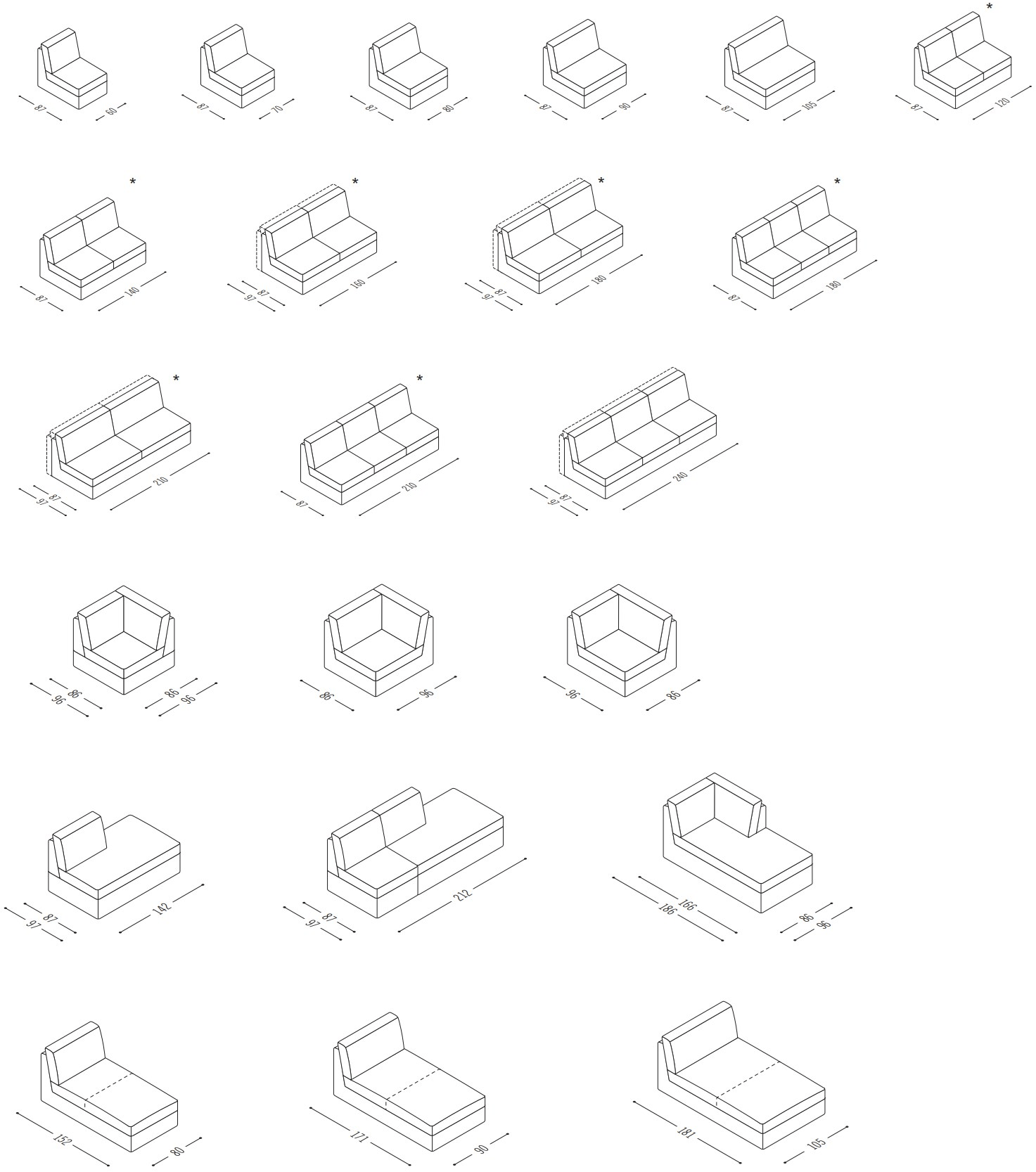 COR Диван из ткани Conseta sun-id-1380105 - Вид №14