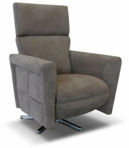 Rossini Sofas Кожаное кресло-реклайнер с подлокотниками