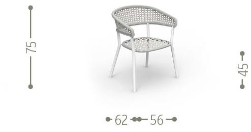 Talenti Садовый стул с подлокотниками Moon alu sun-id-1401275 - Вид №5