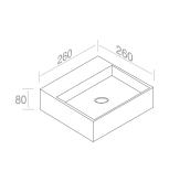 L318T0RPV1.100 Подвесная раковина прямоугольная A. e T. Italia ACQUAFREDDA Белый глянцевый AeT ITALIA - Вид №1