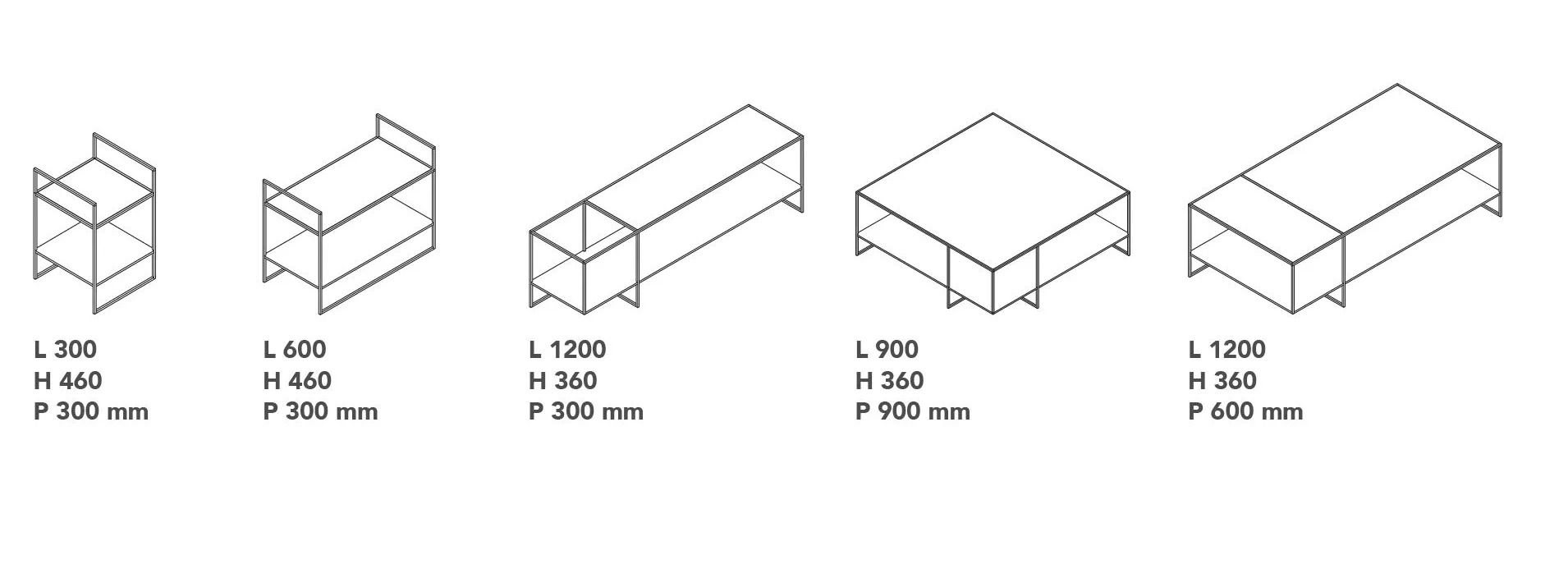 Металлический журнальный столик Ronda Design AXIS ARCH-00113726 - Вид №8