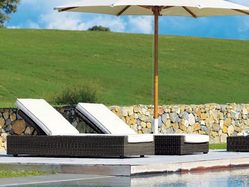 Лежак для сада с колесами Ethimo ARCH-00121337 - Вид №1