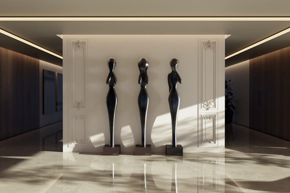 Скульптура из стекловолокна KARPA WISDOM K8002 ARCH-00075054 - Вид №3