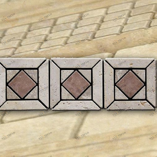 БОРДЮР ИЗ МРАМОРА DS-200-3 NATURAL ART DS2003