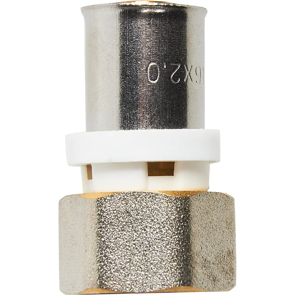 Муфта комбинированная Aquasfera 1/2"x16 мм ВР никелированная латунь 027-8788 82890234 STLM-2042712  - Вид №2