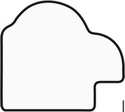 BY 0720 Зеркало в багетной раме - витая латунь 26 mm EVOFORM Definite - Вид №3