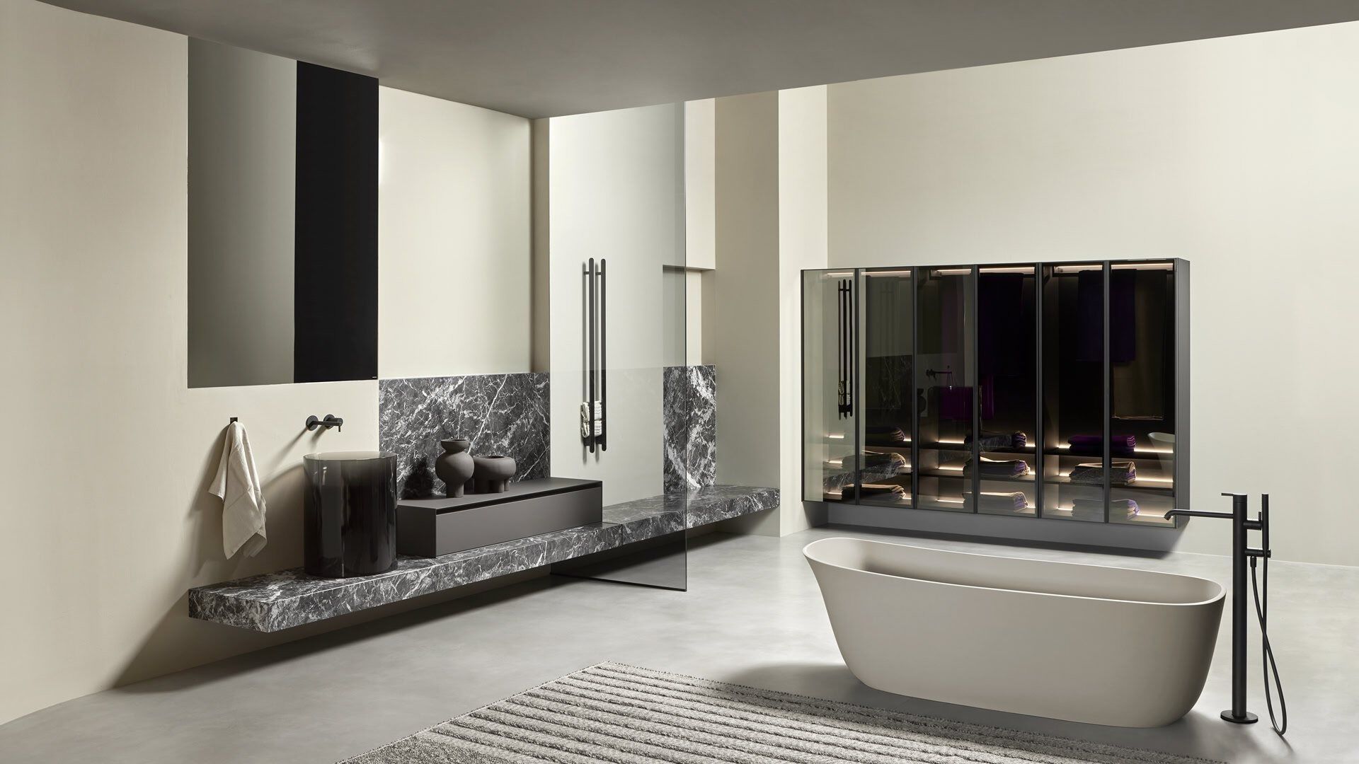 Мраморная облицовка для спинки и столешниц Antoniolupi CARTESIO ARCH-00097176 - Вид №9