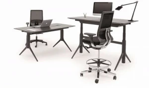 ICF Прямоугольный рабочий стол с регулируемой высотой Notable