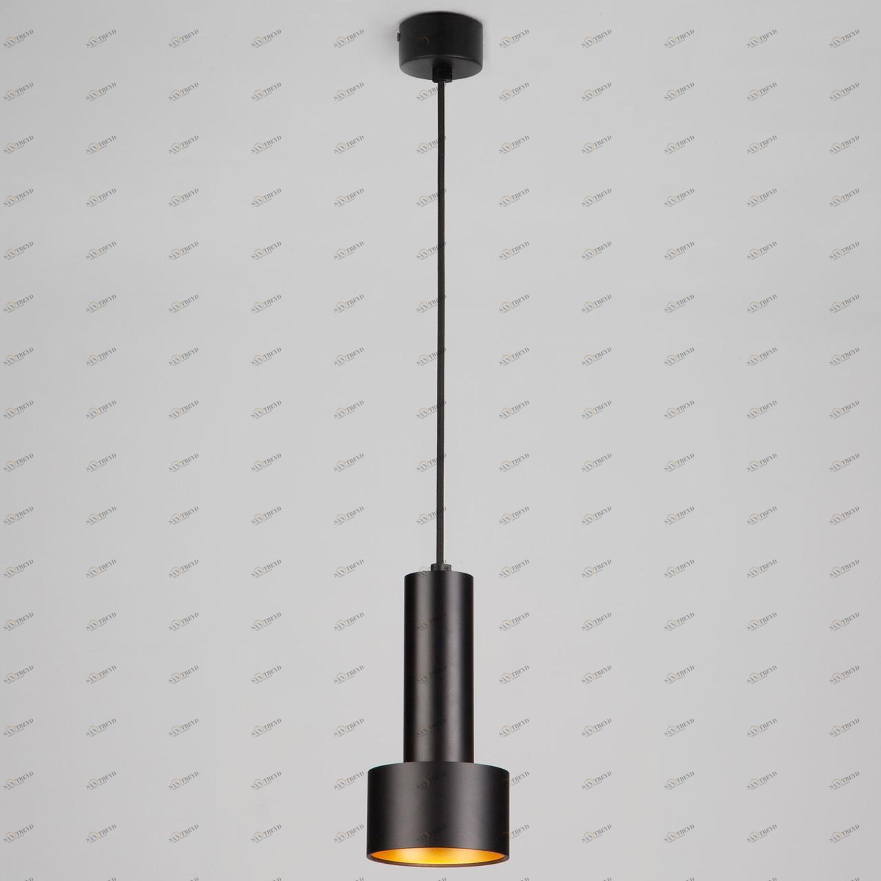 Подвесной светильник Eurosvet Charlie 50134/1 LED черный/золото EUROSVET CHARLIE 223278 Черный