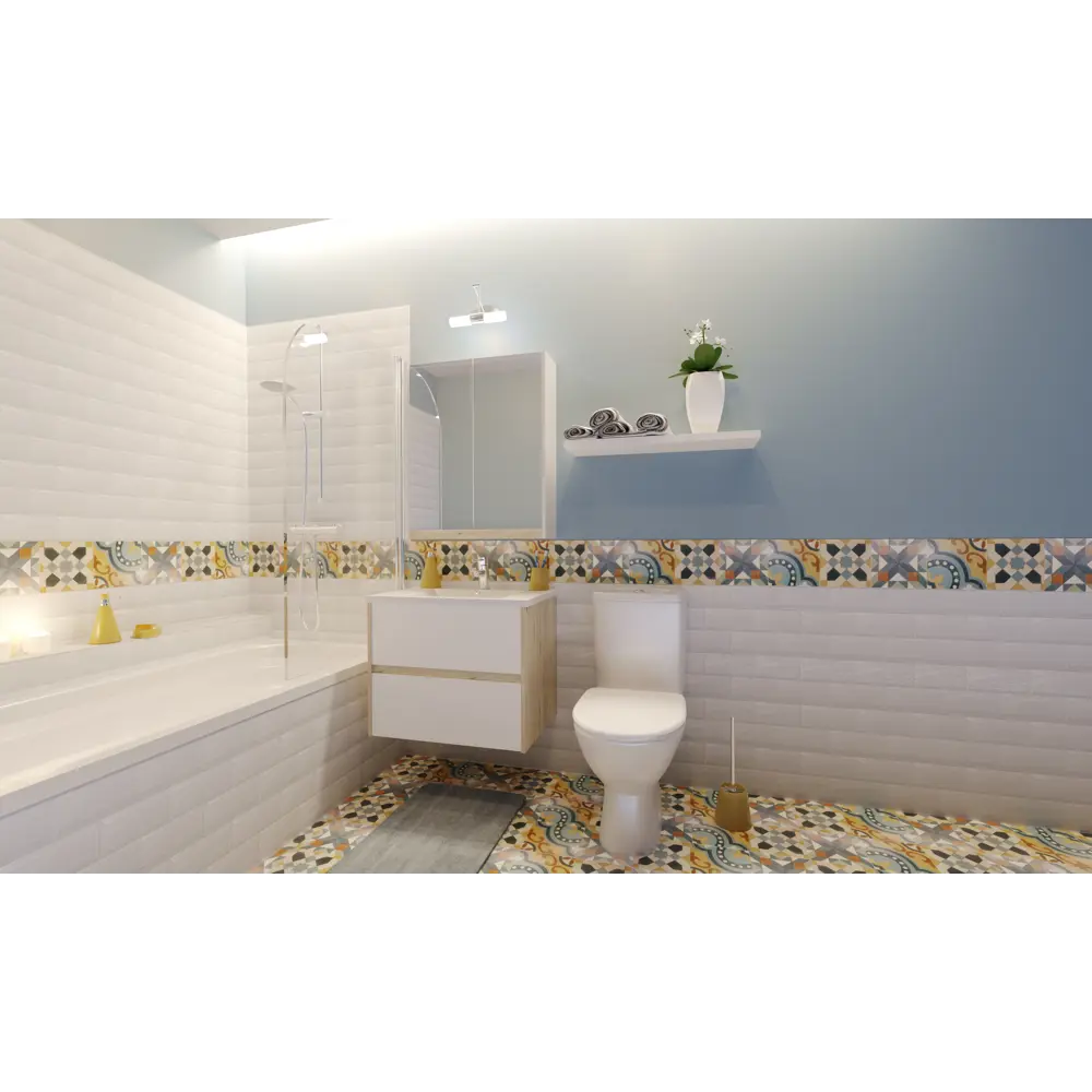 Унитаз напольный Pride горизонтальный выпуск двойной слив AM.PM STLM-2150299 - Вид №7