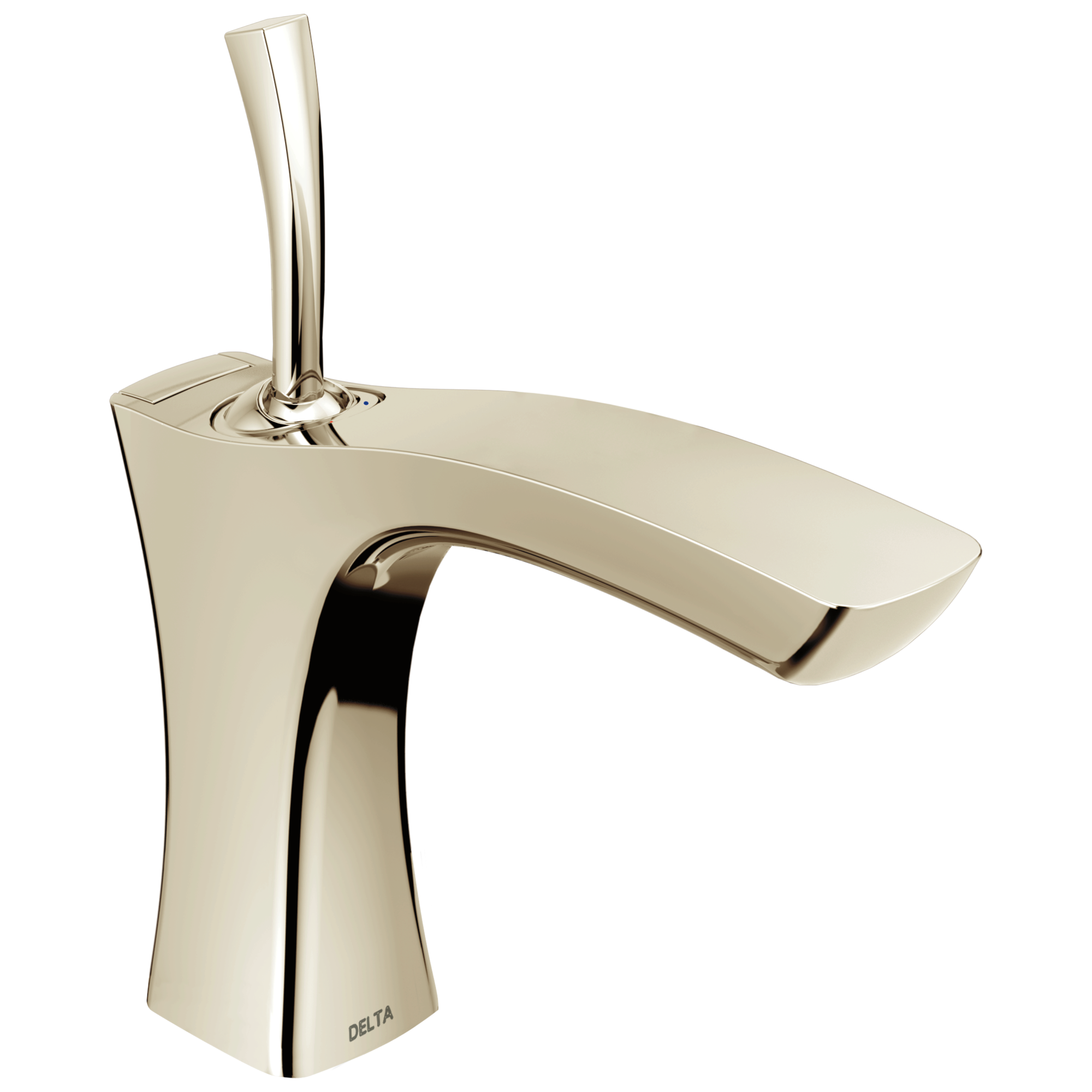 552LF-PNMPU Смеситель для ванной комнаты с одной ручкой - металлический всплывающий Delta Faucet Tesla Полированный никель