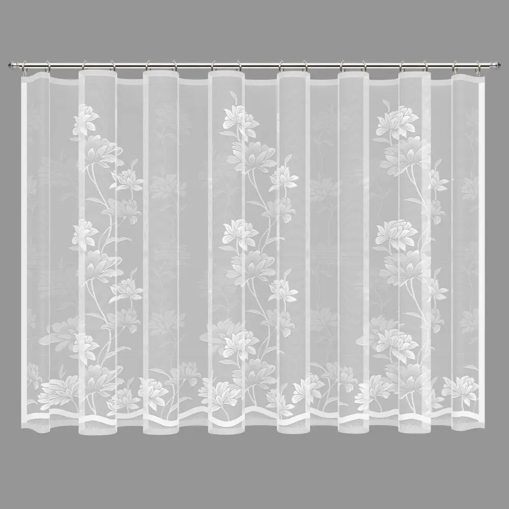 Тюль для кухни "Лианы" 200x165 см цвет белый Santreyd STLM-2038839 - Вид №1