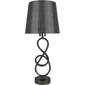 Настольная лампа Omnilux Percia OML-83414-01 OMNILUX ИНТЕРЬЕРНЫЕ 195253 Черный