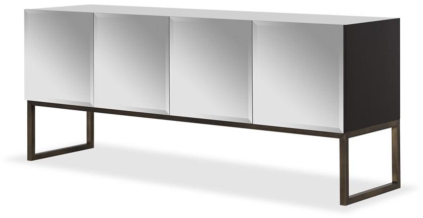 Stylish Club Комод из фанерованной древесины с зеркальной дверцей Slender Scf.sl10 - Вид №1