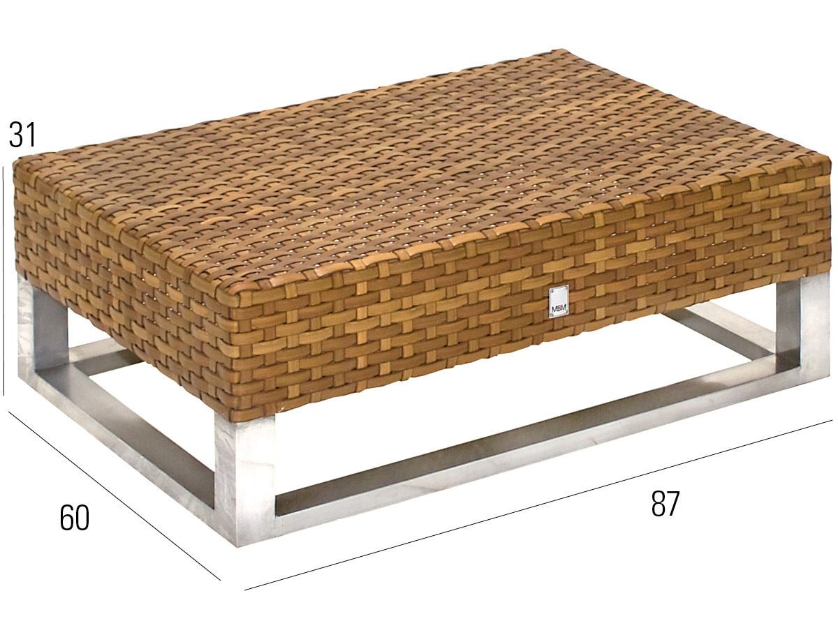 68.00.0309 Журнальный столик Madrigal Tobacco - 60 x 87 Mbm  - Вид №2