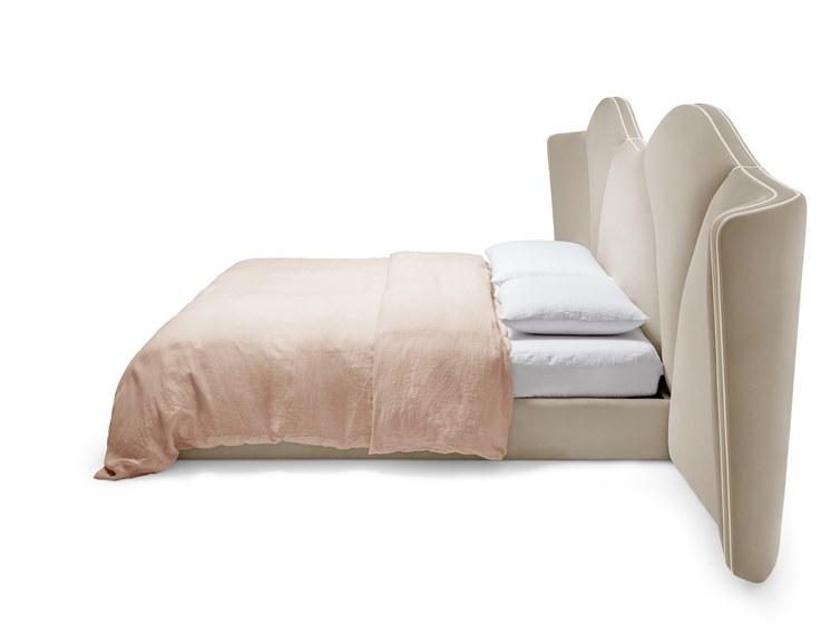 Munna Двуспальная кровать с обивкой из ткани sun-id-1375700 - Вид №7