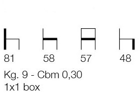 Blifase Стул из ткани с подлокотниками Musa sun-id-1361044 - Вид №4