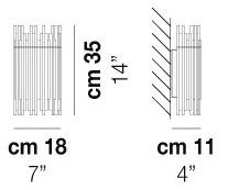 Vetreria Vistosi Настенный светильник из стекла Diadema sun-id-1491277 - Вид №5