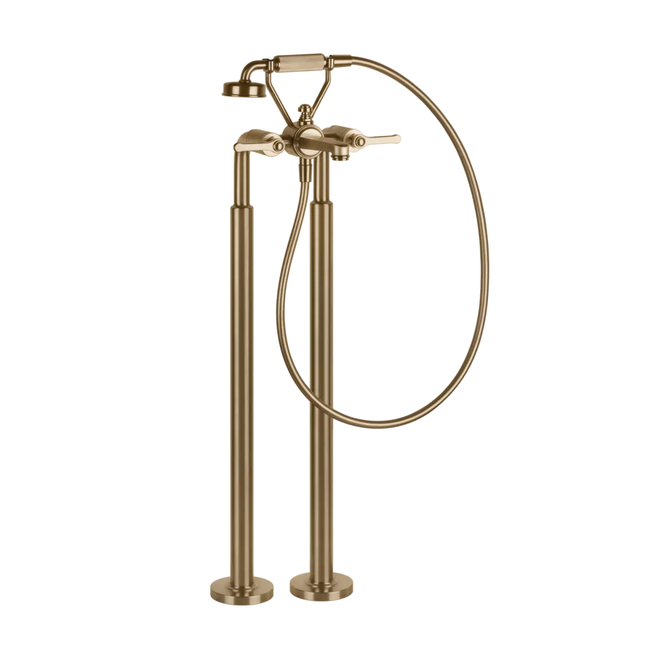 Смеситель для ванны 65128 726 Gessi Venti20 ТЕПЛАЯ БРОНЗА BR. PVD 65128726