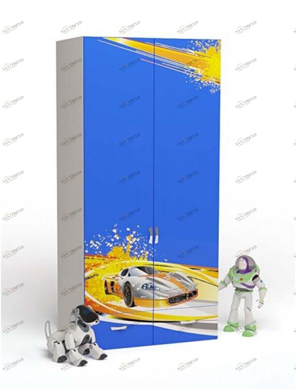 Шкаф ABC-KING 2х дверный Champion синий 4631147956859