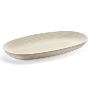17540079 Блюдо сервировочное tierra, 22,9х41х4,2 см, бежевое Guzzini