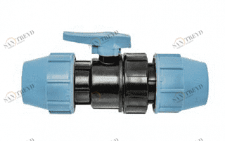 Кран шаровый 50x50 для труб ПНД UNIDELTA 1070050000012