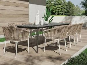 MOBIKA GARDEN Садовый стол из ламината прямоугольной формы раздвижной