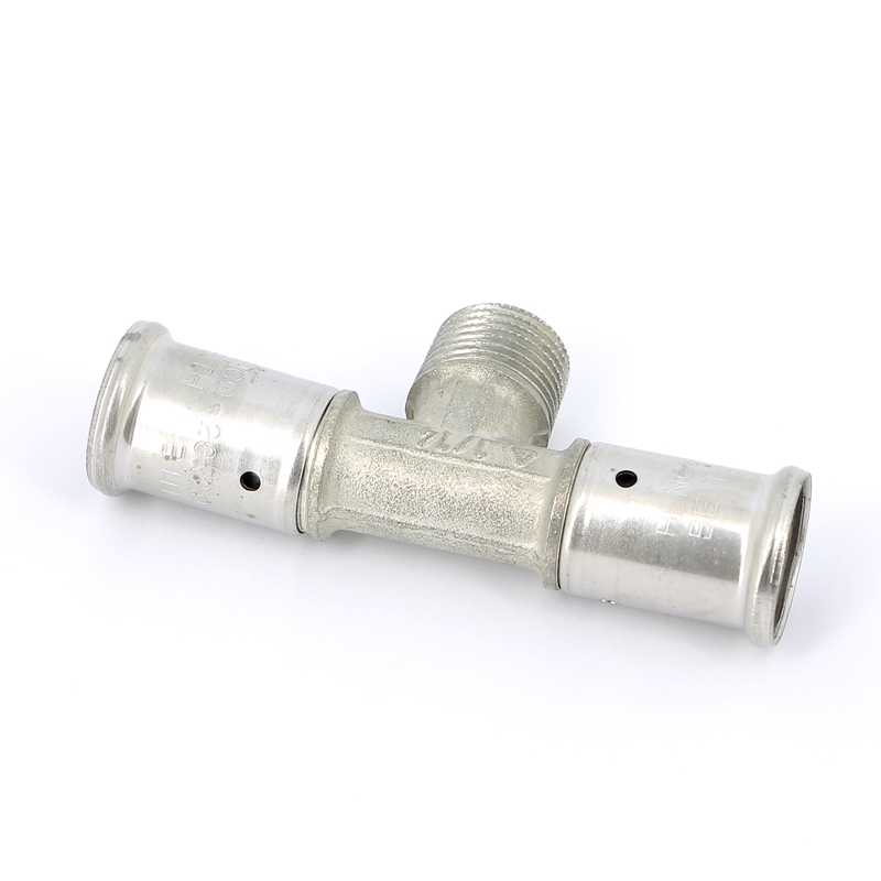 Тройник НР пресс HENCO 20x1/2"x20 14P200420 - Вид №3