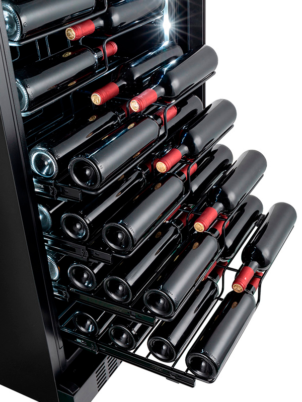 9173343 Винный шкаф Temptech CPRO1800SRB-24 черный STDN-0149093 - Вид №3