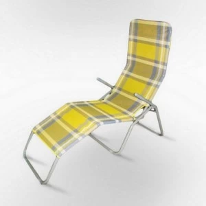 Шезлонг-лежак желтый "Дельфин-2" Yellow AFINA  130441 Желтый