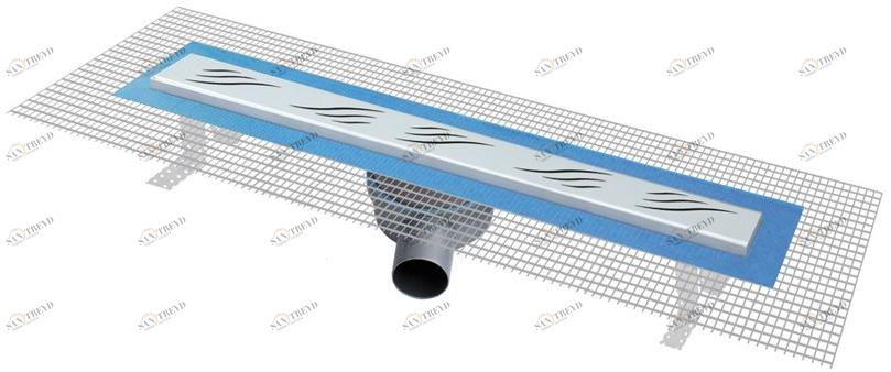 First Corporation Сифонный канал с решеткой First plast Prbw606in