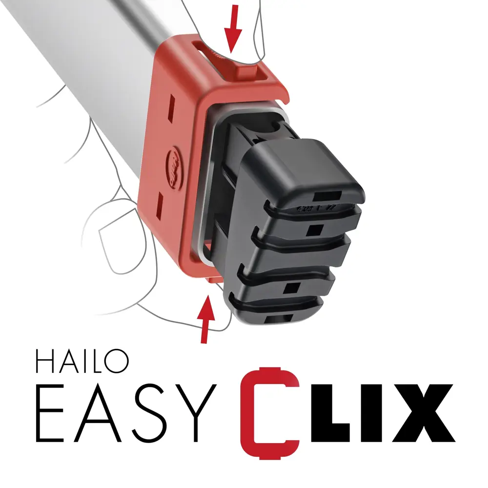 Стремянка алюминиевая с крючком Hailo 4 ступени 10757533 STLM-2010358 Santreyd  - Вид №7