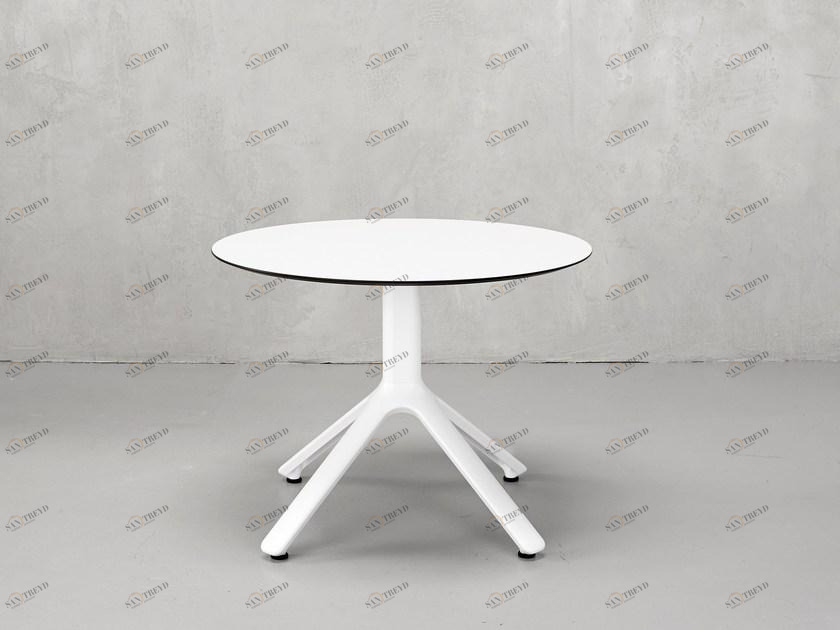 SCAB DESIGN Круглый алюминиевый журнальный столик по контракту Nemo sun-id-1369424