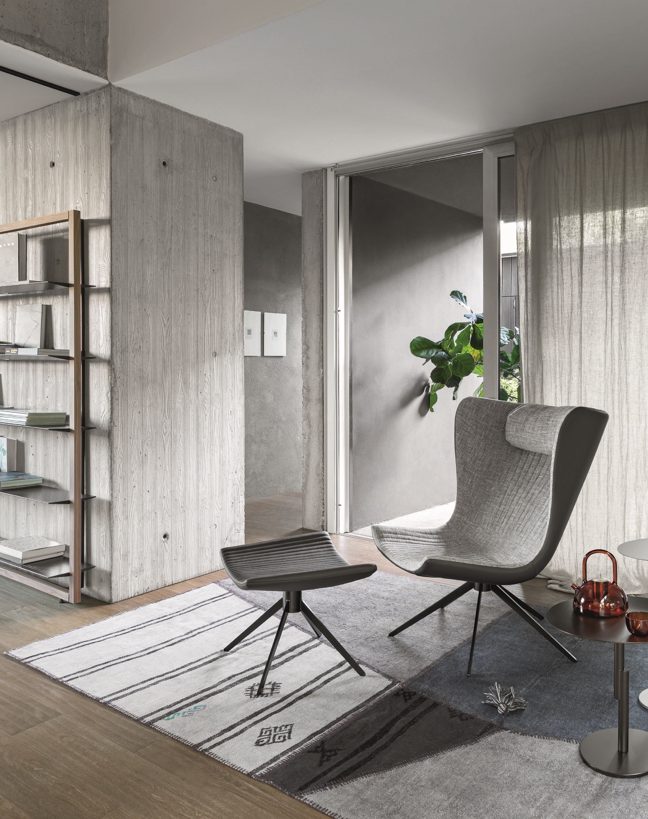 Тканевое вращающееся кресло BONALDO Колибри ARCH-00142017 - Вид №3