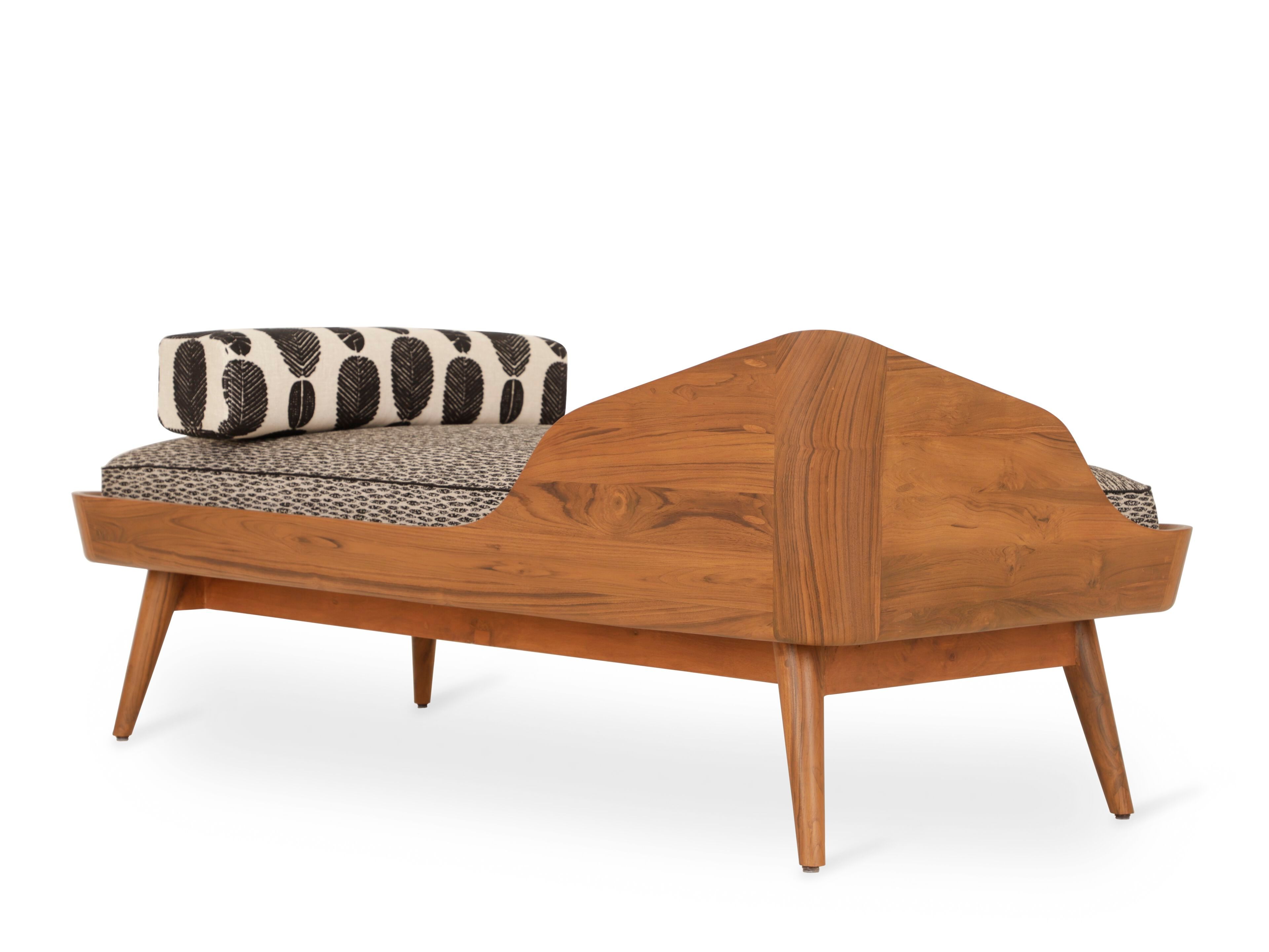 Спальная кровать из тикового дерева Alankaram SOHVA ARCH-00039523 - Вид №13