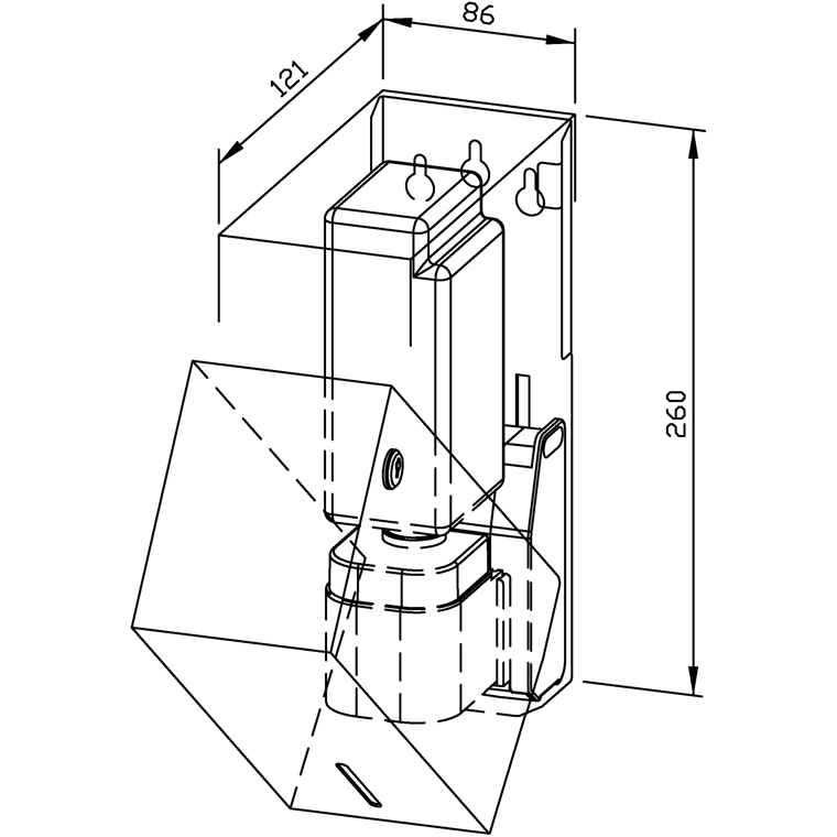 727333 Сенсорный дозатор жидкого мыла WP101e WAGNER_EWAR A-LINE Wagner Ewar  - Вид №1