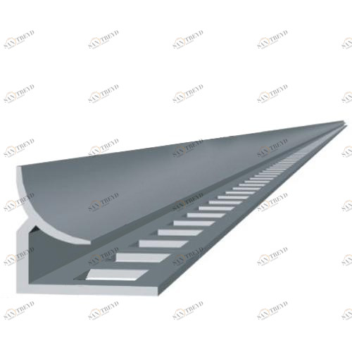 Уголок 02R (20) слоновая кость 7 мм вн Santreyd 25485