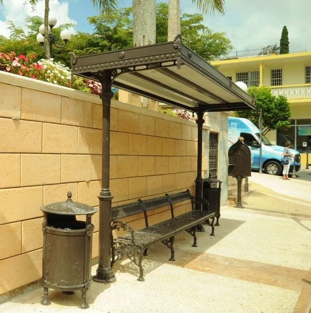 Neri Крышка чугунная для автобусной остановки Scilla 2400 - Вид №6