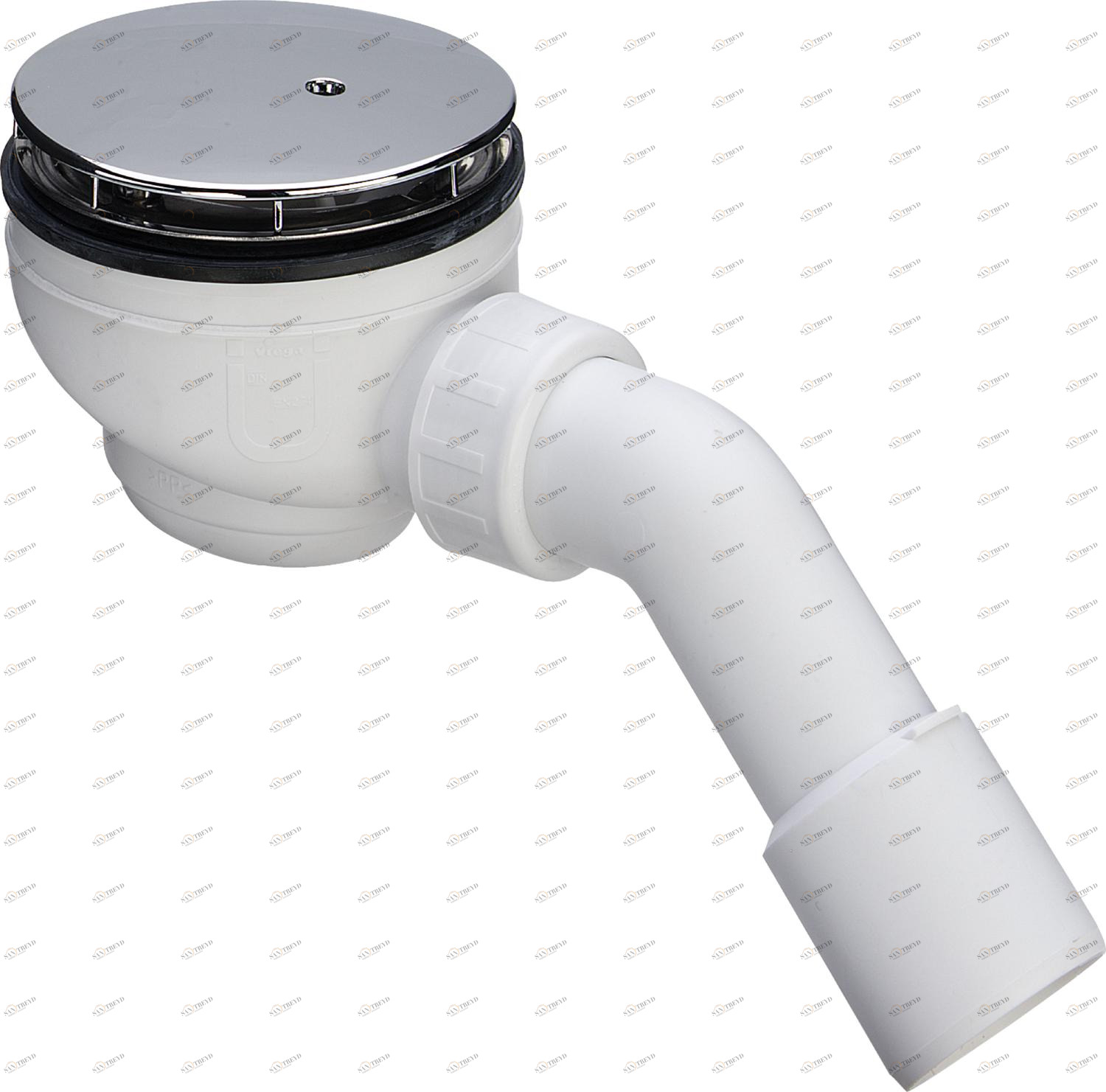 Канализационная арматура  Сифоны для ванн и душевых поддонов  Сифоны для душевых поддонов VIEGA 442 323 1) Модель 6958 Santreyd 