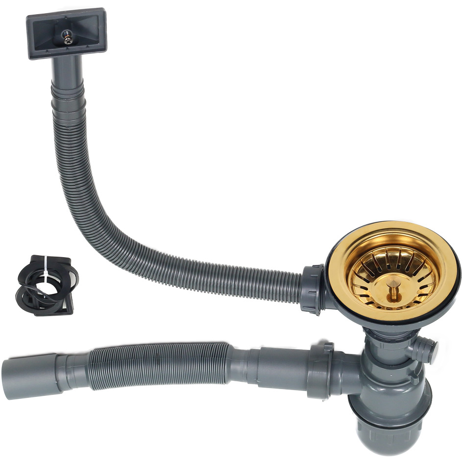 Мойка D5138HG MELANA ProfLine 1,2/220 ЗОЛОТО врезная прямоугольная D5138HG D5138HG золото - Вид №3