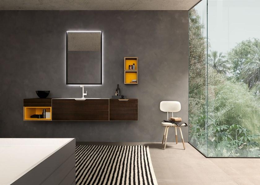 Archeda Тумба под умывальник из дерева с зеркалом Quaranta5 sun-id-1362291 - Вид №3