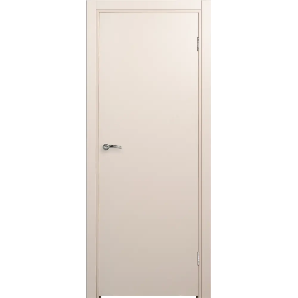 Блок дверной глухой ПВХ Крем 21-10 90x200 см (с замком и петлями) KAPELLI STLM-2081796