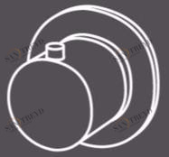 Radomonte Ручной переключатель на 3 направления из нержавеющей стали Hiro Hir11