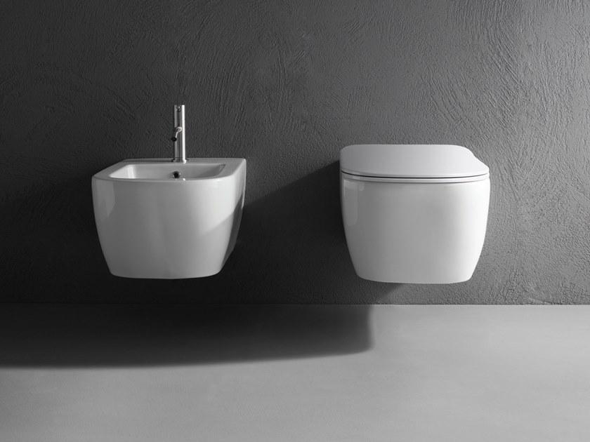 Подвесной унитаз настенный Белый Antonio Lupi Design KOMODO Италия Antoniolupi sun-id-1486407 - Вид №2