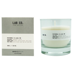 VV040WTLB Свеча ароматическая lab co, Пачули и кедр, 40 ч Ambientair